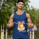 Linocasa– Happy Easter Doge – Shiba Inu Such Easter Much Bunny Tank Top
