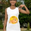 Linocasa– Nope Lazy Pomeranian Dog Tank Top