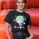 Linocasa– Astronaut Corgi Space Japanese Corgis T-Shirt
