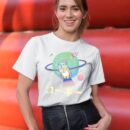 Linocasa– Astronaut Corgi Space Japanese Corgis T-Shirt