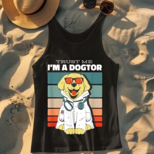 Linocasa– Trust Me I Am A Dogtor Tank Top