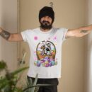Linocasa– Bunny English Bulldog Dog Easter Eggs T-Shirt