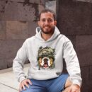 Linocasa– American Bulldog Soldier Veteran Dog Hoodie