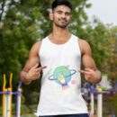 Linocasa– Astronaut Corgi Space Japanese Corgis Tank Top
