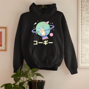 Linocasa– Astronaut Corgi Space Japanese Corgis Hoodie