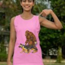 Linocasa– Bigfoot Dog Walk German Shepherd Tank Top