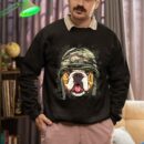 Linocasa– American Bulldog Soldier Veteran Dog Sweatshirt