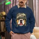 Linocasa– American Bulldog Soldier Veteran Dog Sweatshirt