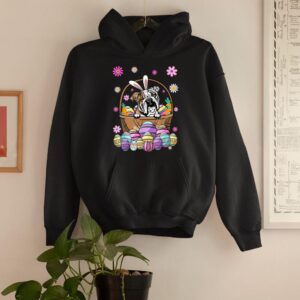 Linocasa– Bunny English Bulldog Dog Easter Eggs Hoodie