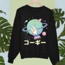 Linocasa– Astronaut Corgi Space Japanese Corgis Sweatshirt