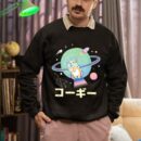 Linocasa– Astronaut Corgi Space Japanese Corgis Sweatshirt