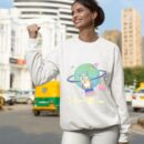 Linocasa– Astronaut Corgi Space Japanese Corgis Sweatshirt