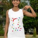 Linocasa– Christmas Lights Dog French Bulldog Tank Top