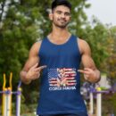 Linocasa– Corgi Mama American USA Flag Tank Top