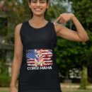 Linocasa– Corgi Mama American USA Flag Tank Top