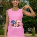 Linocasa– Corgi Mama American USA Flag Tank Top