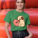 Linocasa– Cute Pug Donut T-Shirt