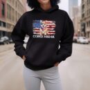 Linocasa– Corgi Mama American USA Flag Hoodie