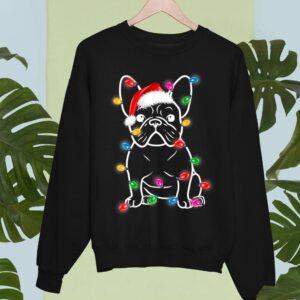 Linocasa– Christmas Lights Dog French Bulldog Sweatshirt