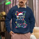 Linocasa– Christmas Lights Dog French Bulldog Sweatshirt