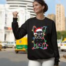 Linocasa– Christmas Lights Dog French Bulldog Sweatshirt