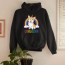 Linocasa– Corgicorn Corgi Unicorn Space Galaxy Hoodie
