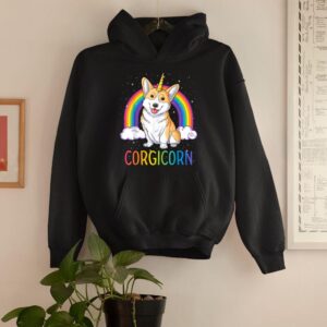 Linocasa– Corgicorn Corgi Unicorn Space Galaxy Hoodie