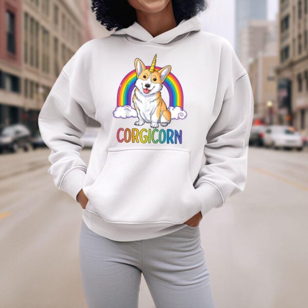 Linocasa– Corgicorn Corgi Unicorn Space Galaxy Hoodie - Image 8