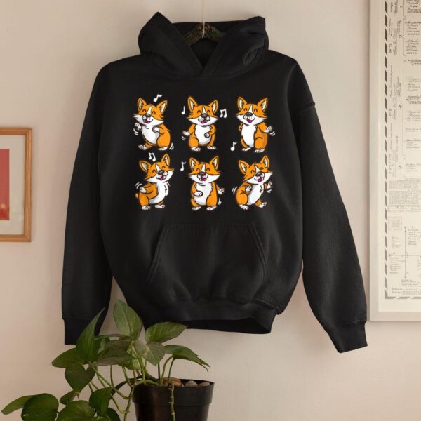 Linocasa– Cute Floss Dancing Corgi Puppies Dog Hoodie