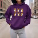 Linocasa– Cute Floss Dancing Corgi Puppies Dog Hoodie