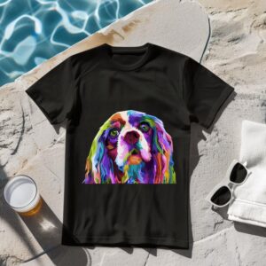 Linocasa– English Cocker Spaniel Art Portrait Dog T-Shirt