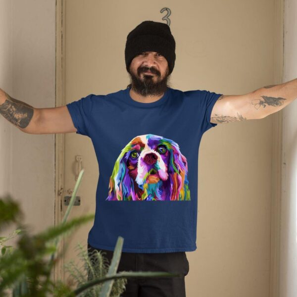 Linocasa– English Cocker Spaniel Art Portrait Dog T-Shirt - Image 4