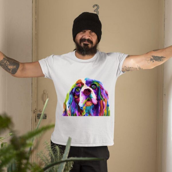 Linocasa– English Cocker Spaniel Art Portrait Dog T-Shirt - Image 5