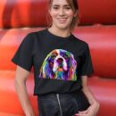 Linocasa– English Cocker Spaniel Art Portrait Dog T-Shirt
