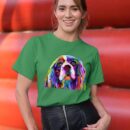 Linocasa– English Cocker Spaniel Art Portrait Dog T-Shirt