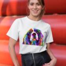 Linocasa– English Cocker Spaniel Art Portrait Dog T-Shirt