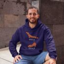 Linocasa– Dachshund Weiner Dog Yoga Inhale Exhale Hoodie