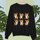 Linocasa– Cute Floss Dancing Corgi Puppies Dog Sweatshirt