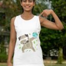 Linocasa– Earth Day Dabbing Pug Tank Top