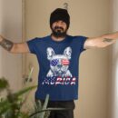 Linocasa– French Bulldog American USA Flag T-Shirt