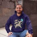 Linocasa– Earth Day Dabbing Pug Hoodie