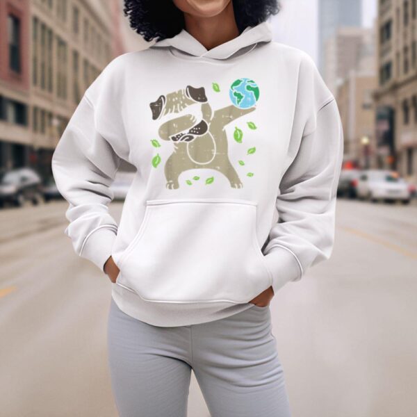 Linocasa– Earth Day Dabbing Pug Hoodie - Image 8