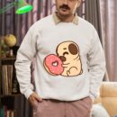Linocasa– Cute Pug Donut Sweatshirt