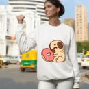 Linocasa– Cute Pug Donut Sweatshirt