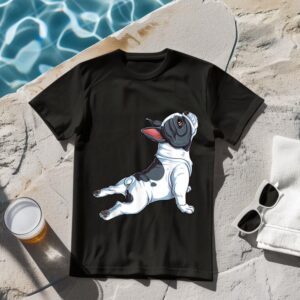Linocasa– French Bulldog Yoga Namaste T-Shirt