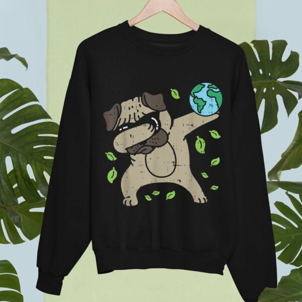 Linocasa– Earth Day Dabbing Pug Sweatshirt
