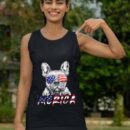 Linocasa– French Bulldog American USA Flag Tank Top