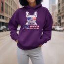 Linocasa– French Bulldog American USA Flag Hoodie