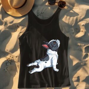 Linocasa– French Bulldog Yoga Namaste Tank Top
