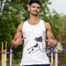 Linocasa– French Bulldog Yoga Namaste Tank Top